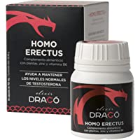 Los mejores  - Elixir Dragó Homo Erectus Complemento Alimenticio con Plantas- Zinc y Vitamina B6-56 Cápsulas